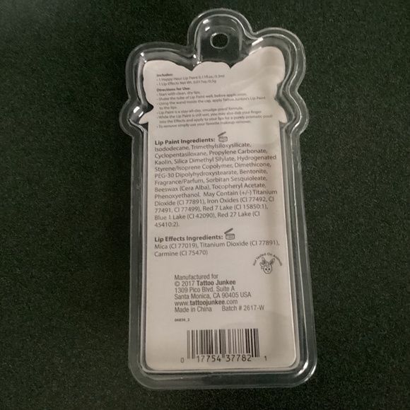 Tattoo Junkee Lip Paint Bundle of 3 Rebel/Happy Hour New - Picture 7 of 9